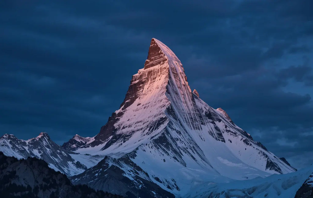 Matterhorn Sunset Iconic Alpine Peak at Dusk My Store