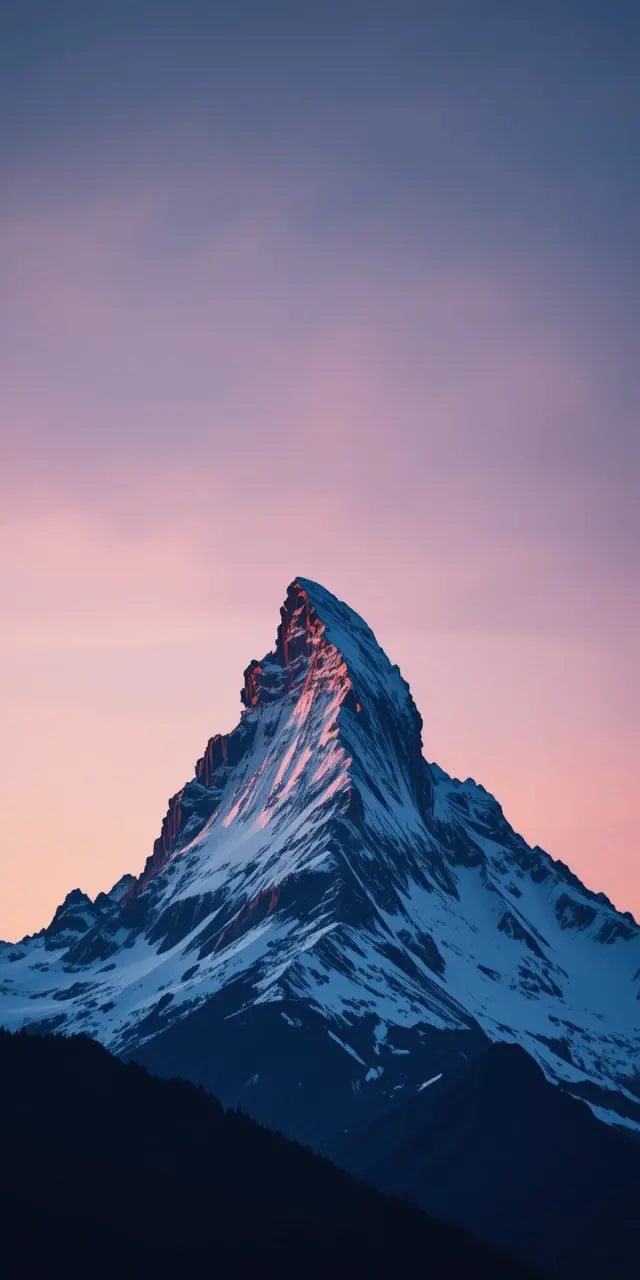 Matterhorn Sunset Iconic Alpine Peak at Dusk My Store