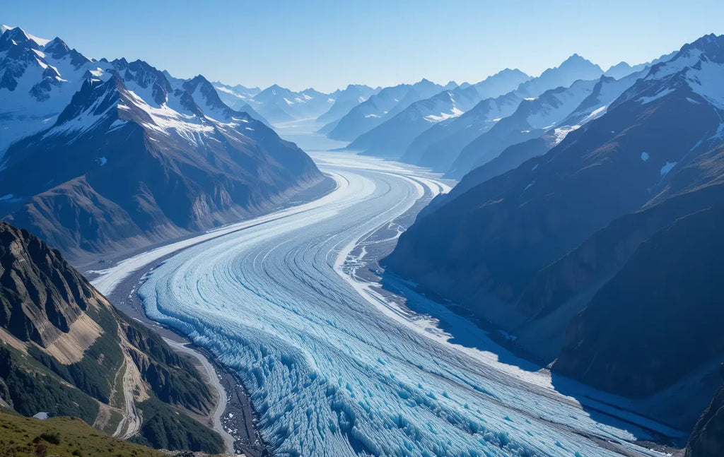 Aletsch Glacier Landscape (Sweeping Swiss Valley of Ice) My Store