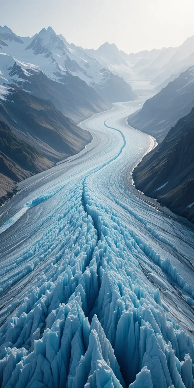 Aletsch Glacier Landscape (Sweeping Swiss Valley of Ice) My Store