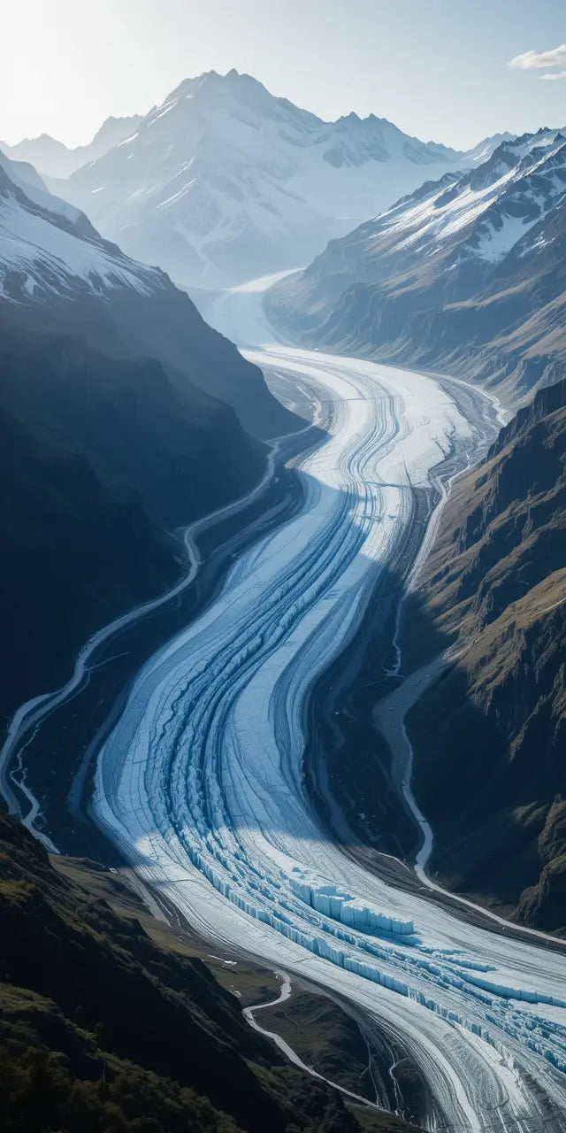Aletsch Glacier Landscape (Sweeping Swiss Valley of Ice) My Store