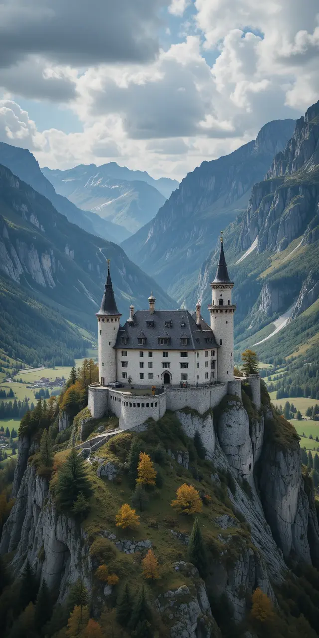 Charming Medieval Townscape My Store