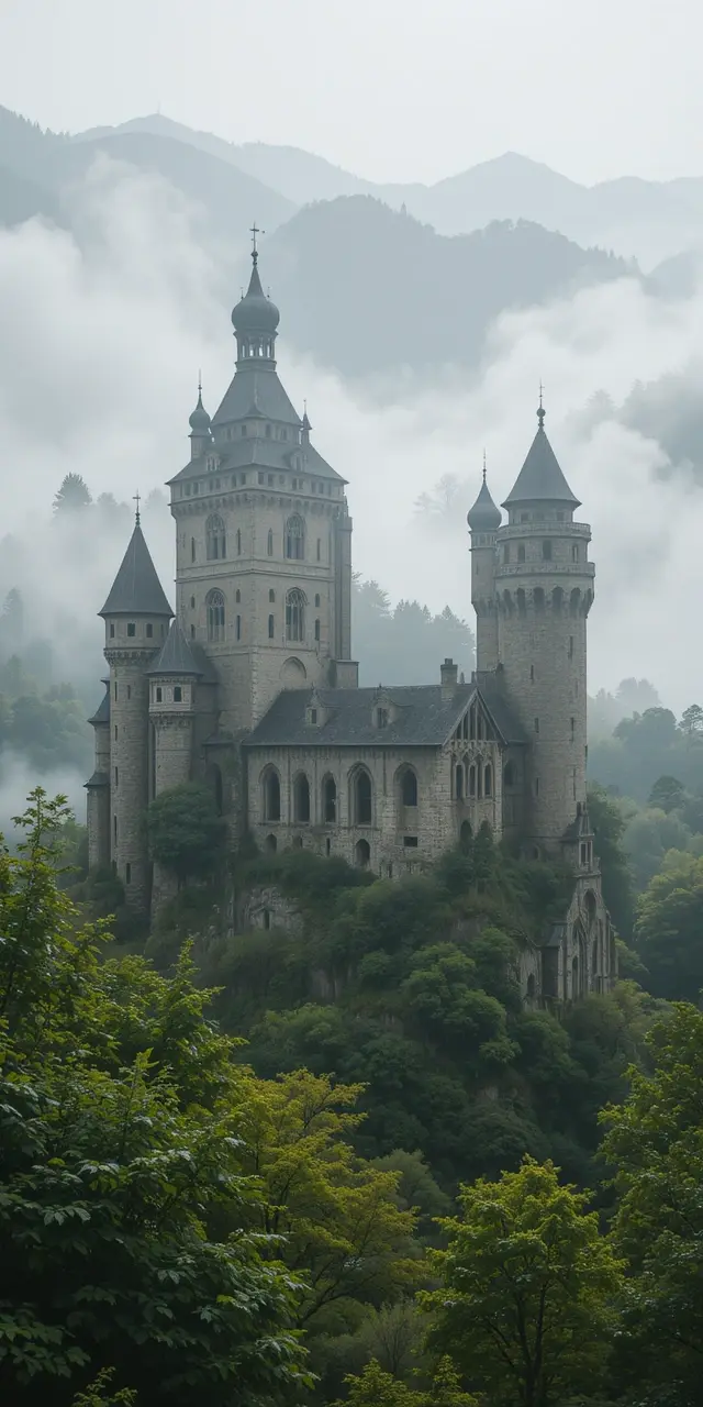 Charming Medieval Townscape My Store