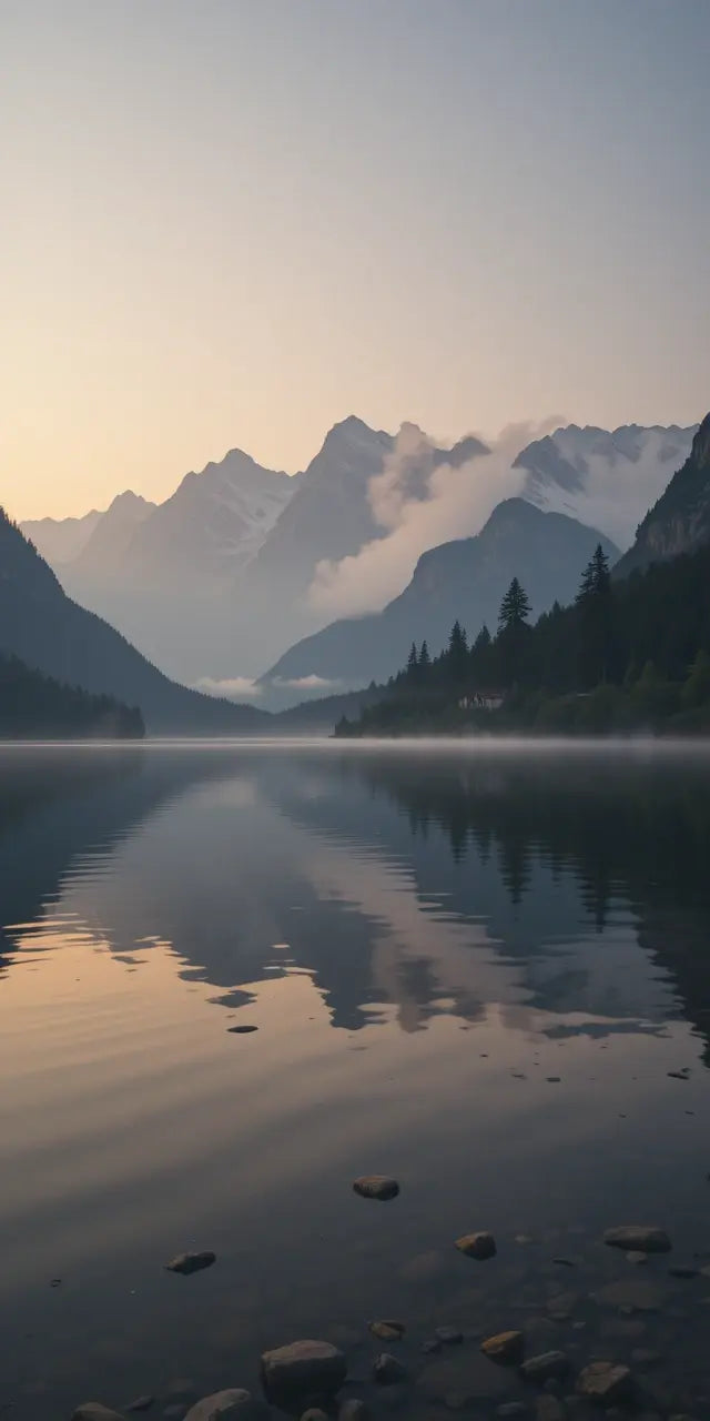 Majestic Peaks at Golden Hour My Store
