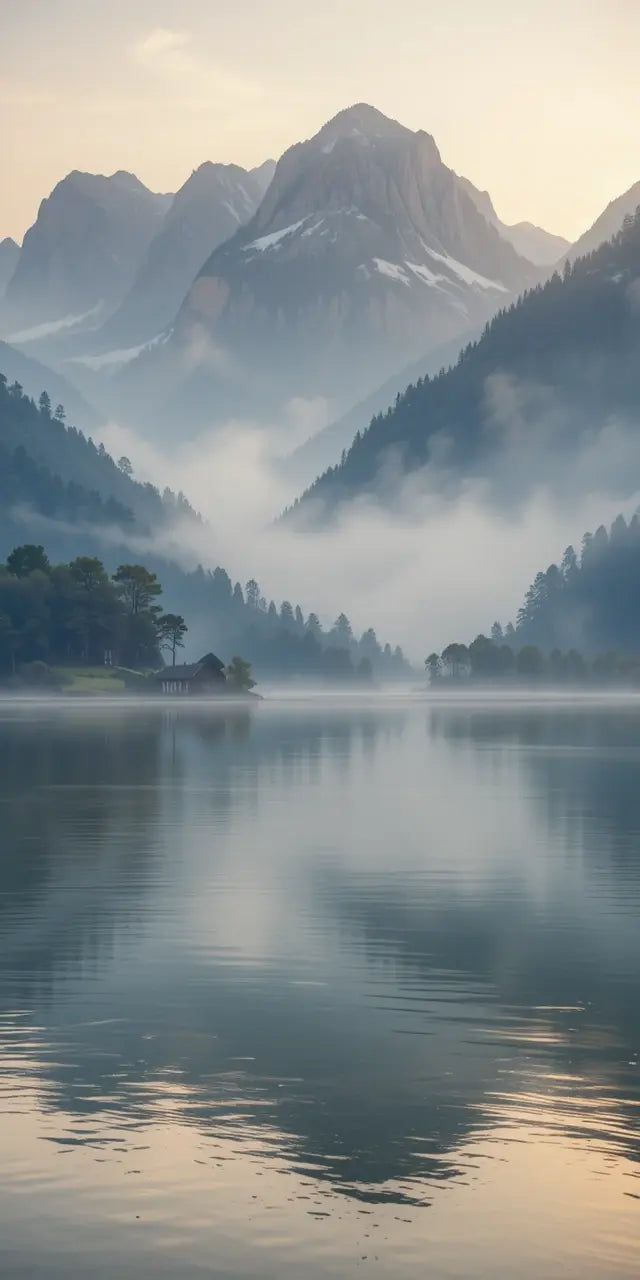 Majestic Peaks at Golden Hour My Store