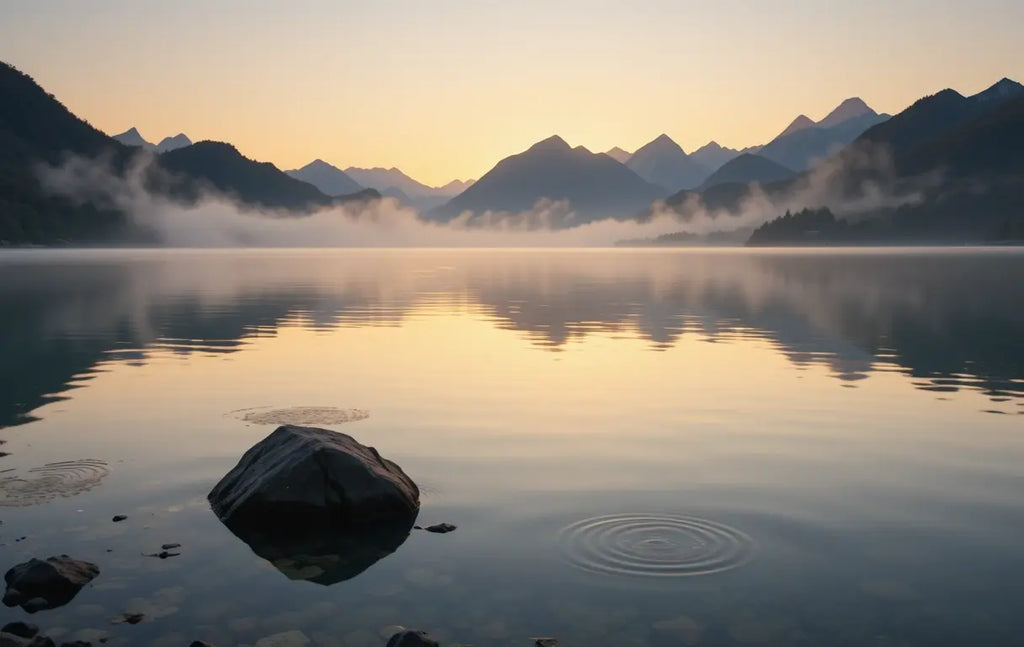 Majestic Peaks at Golden Hour My Store
