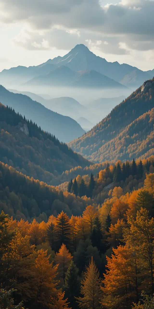 Alpine Meadow with Wooden Chalets My Store