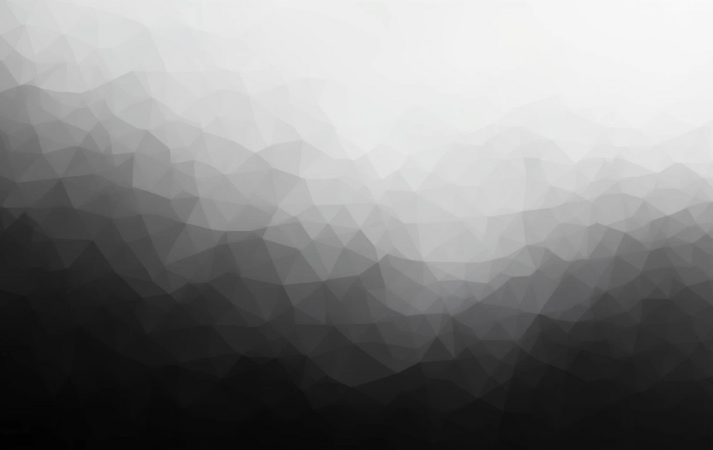 The soft fade from white to deep black with subtle texture