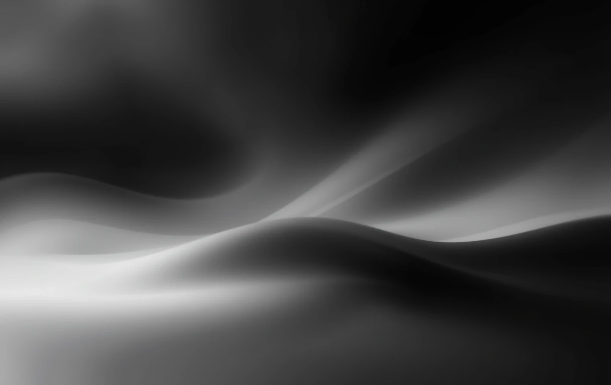 The soft fade from white to deep black with subtle texture