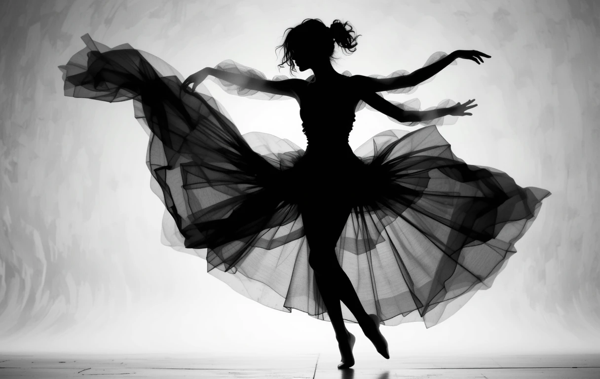The dancing silhouette