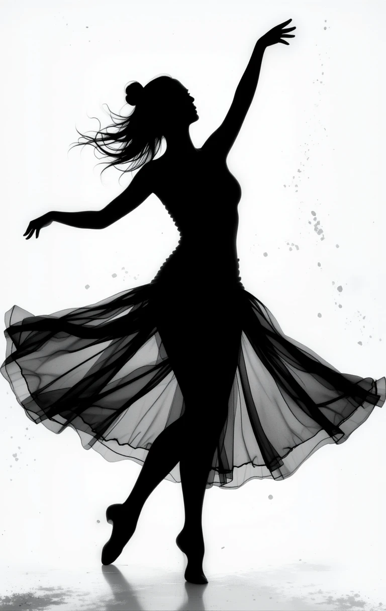 The dancing silhouette