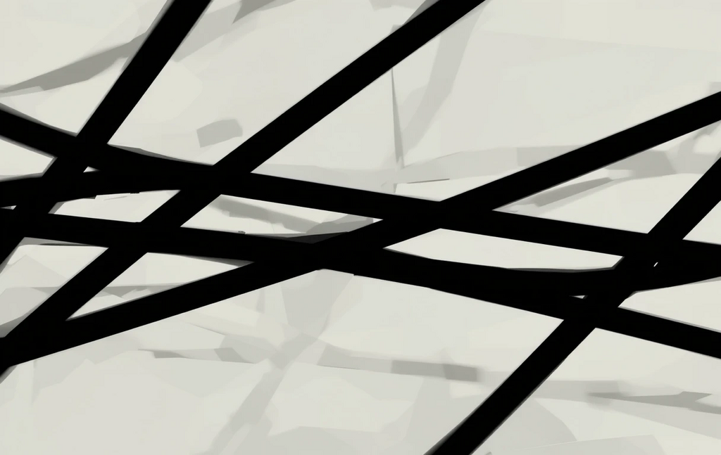 Polygonal low-poly gradient fade to blackMonochrome Facets