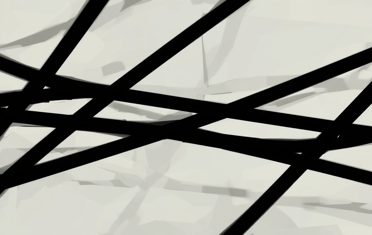 Polygonal low-poly gradient fade to blackMonochrome Facets