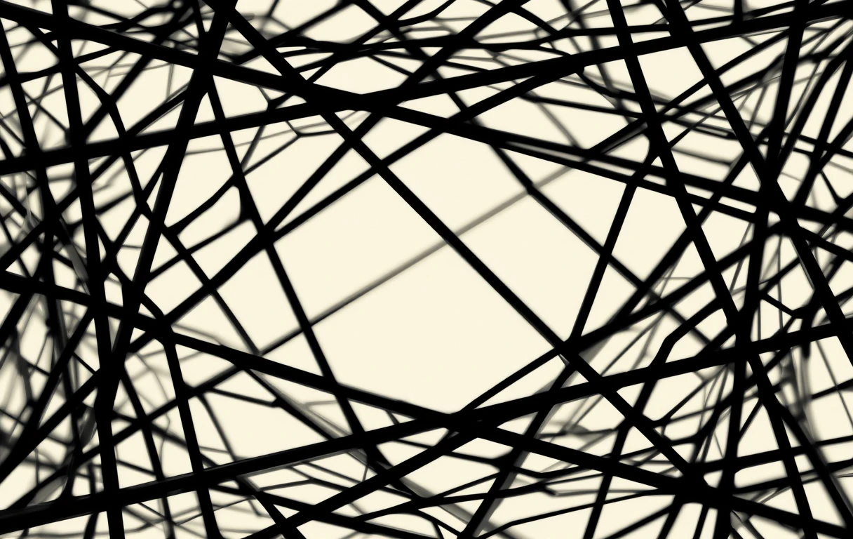 Polygonal low-poly gradient fade to blackMonochrome Facets