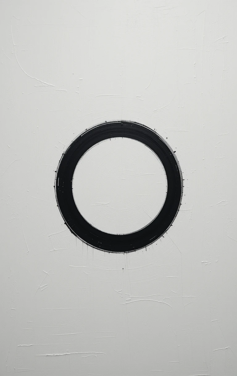 Concentric thick black circular strokesEternal Orbit