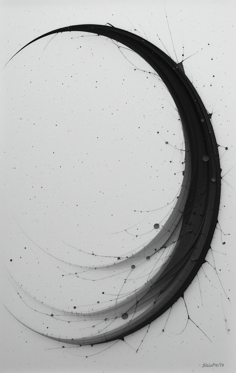 The shadowed crescent moon shape