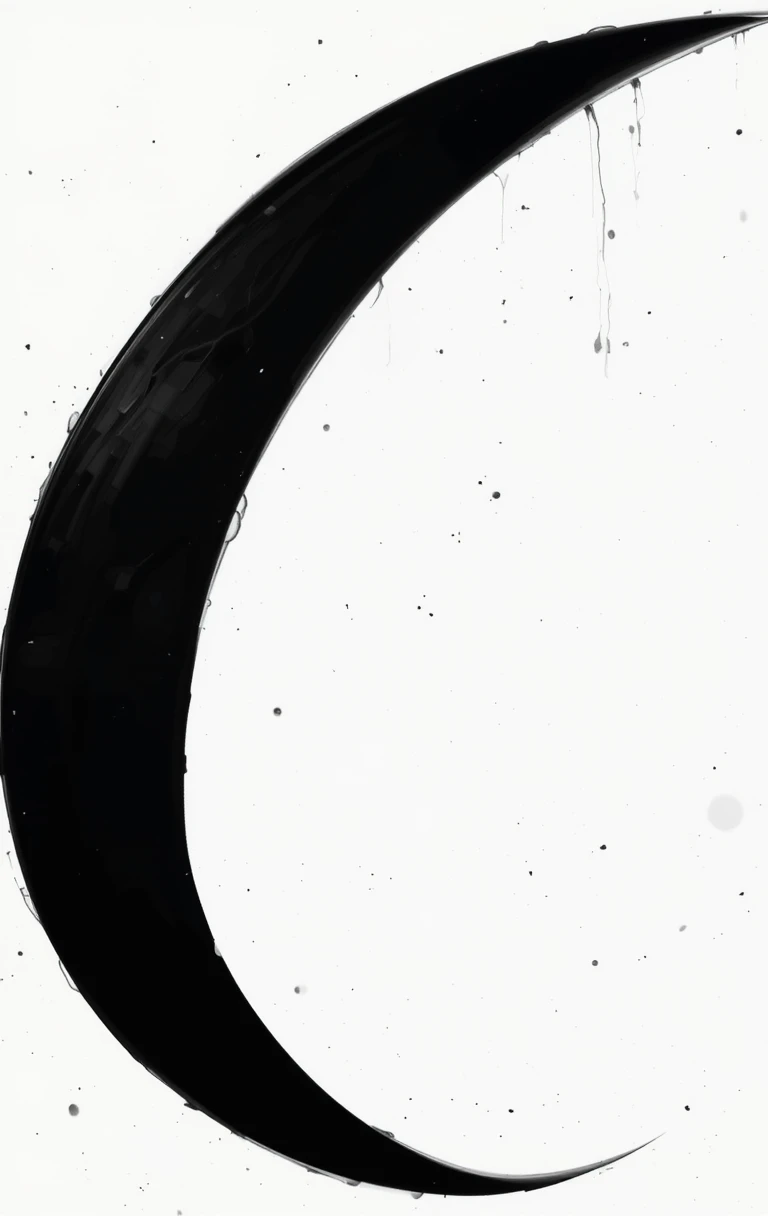 The shadowed crescent moon shape