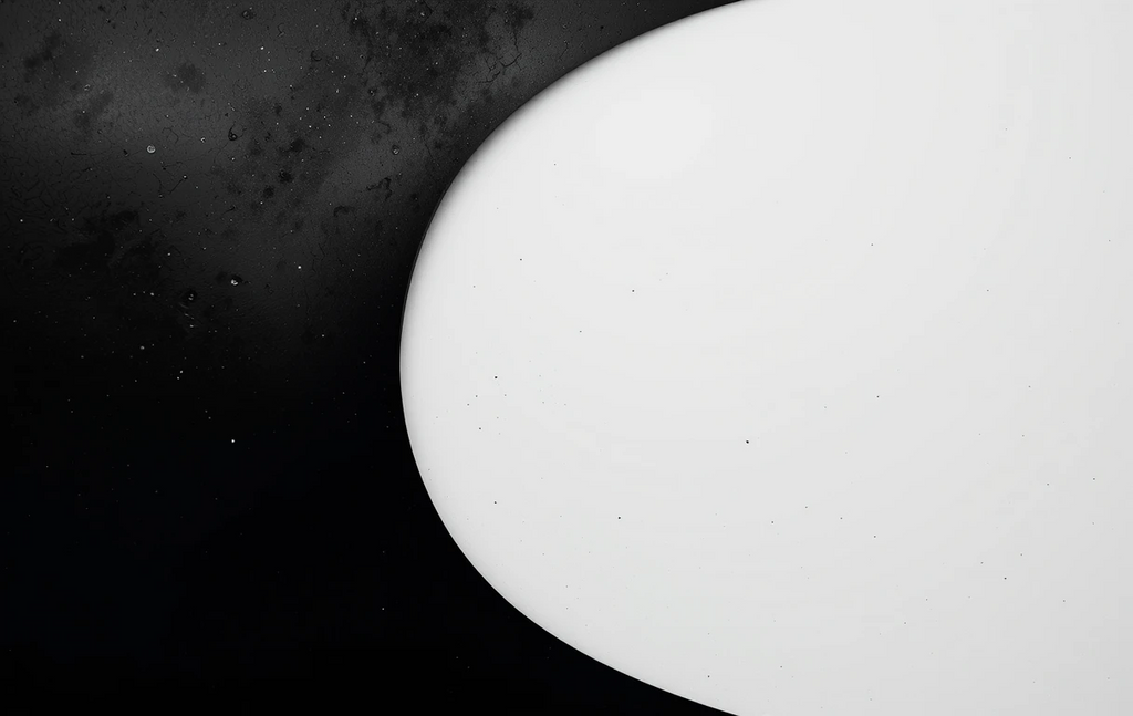 The shadowed crescent moon shape