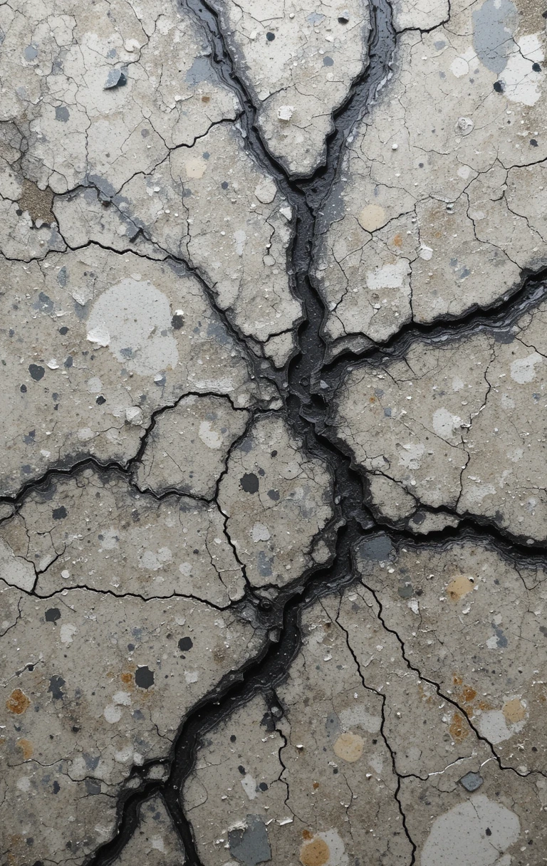 Reflects the deep cracks and raised, dried-mud-like texture.