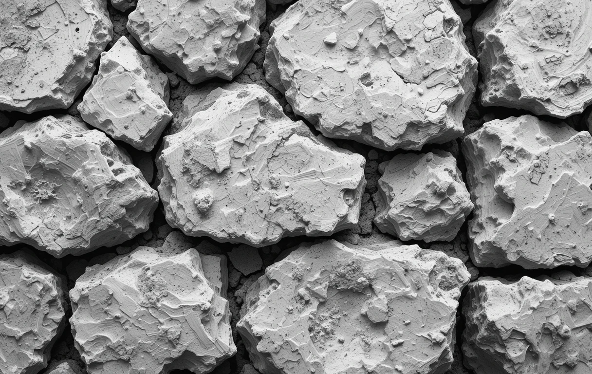 The cracked, textured mud/earth surface