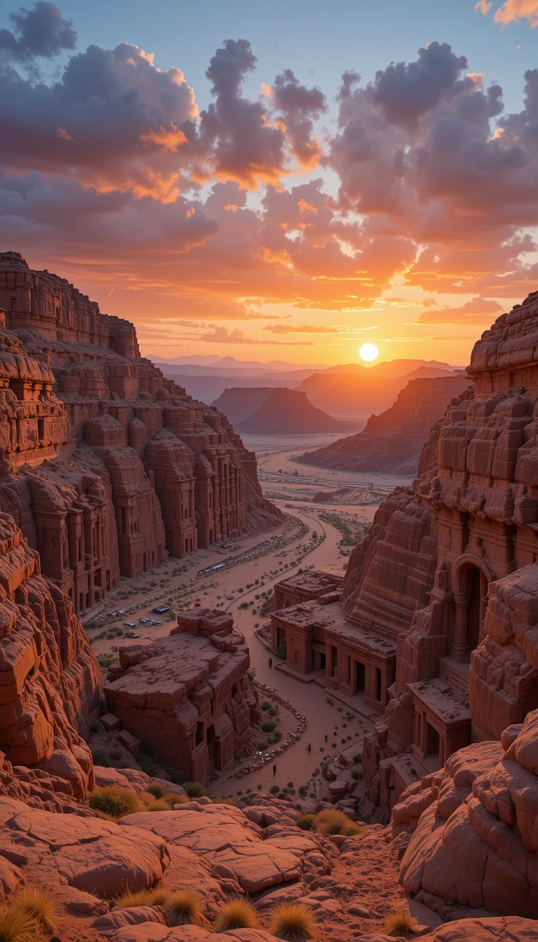 Petra Valley Sunset