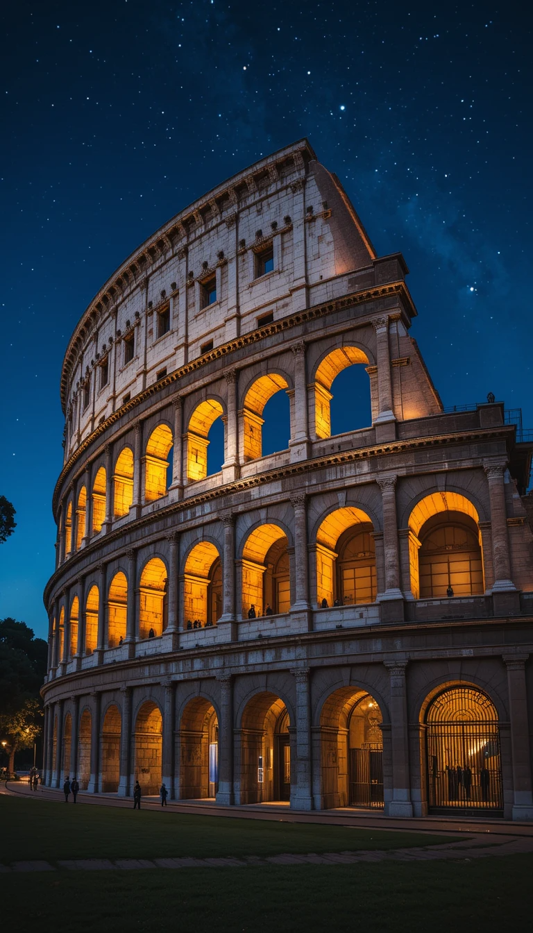 Colosseum Under Stars