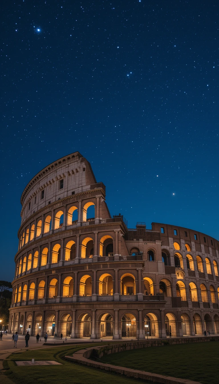 Colosseum Under Stars