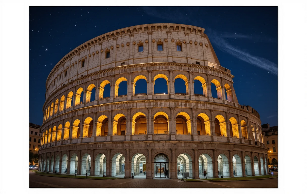 Colosseum Under Stars