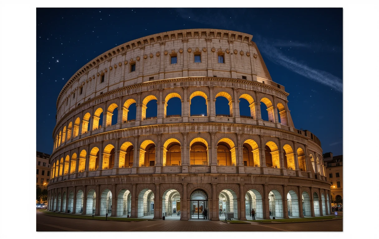 Colosseum Under Stars