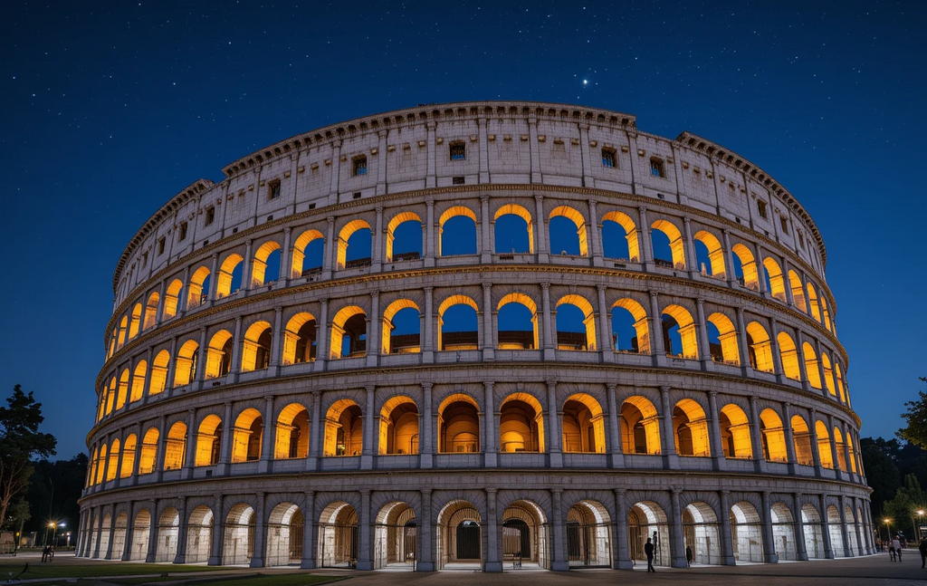 Colosseum Under Stars