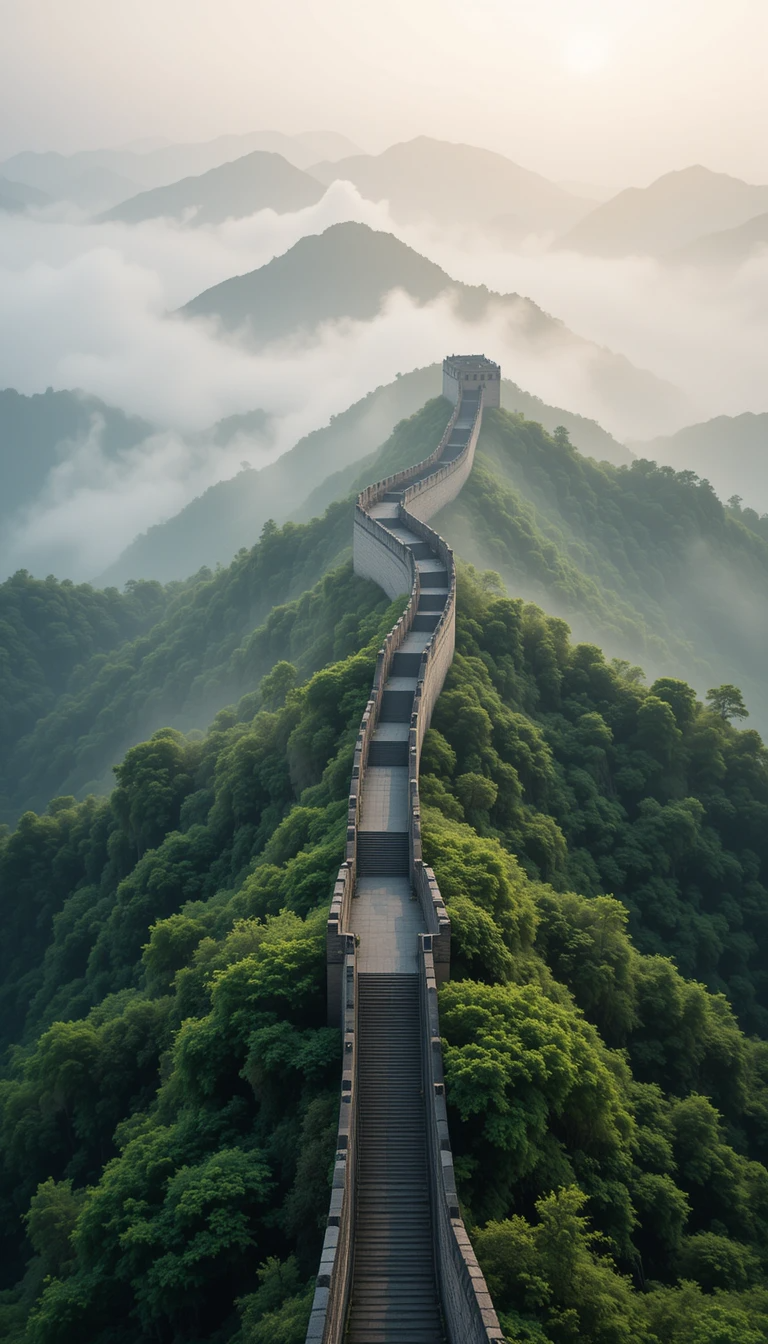 Great Wall in the Mist