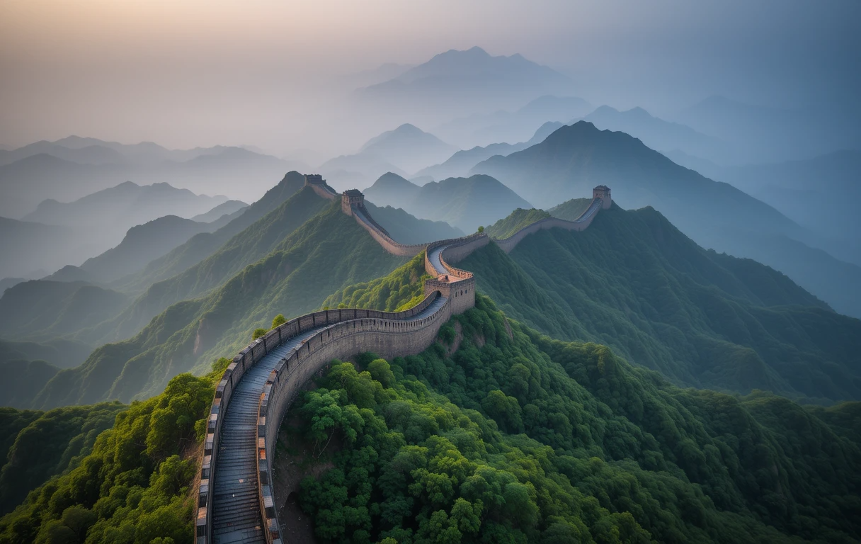 Great Wall in the Mist