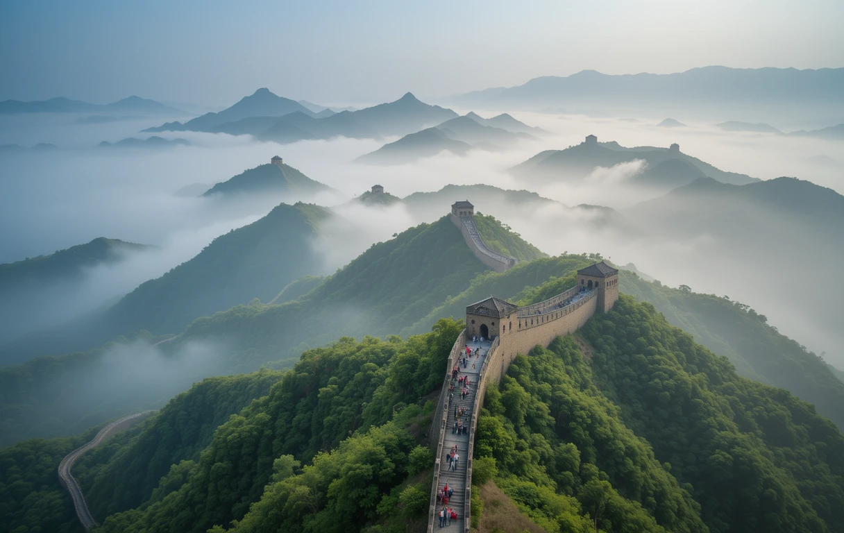 Great Wall in the Mist