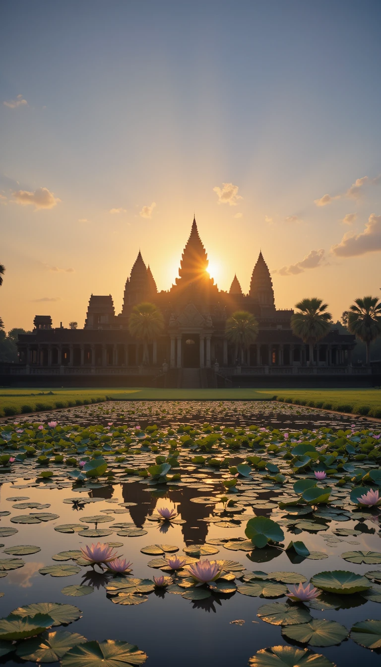 Angkor Wat Sunrise Lotus
