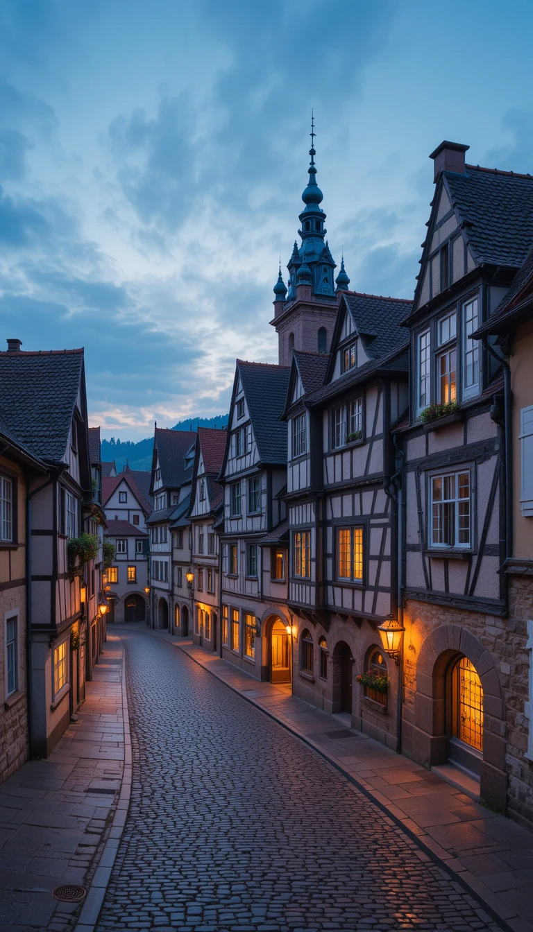 Rothenburg Night Street