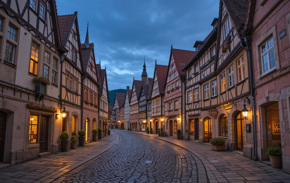 Rothenburg Night Street