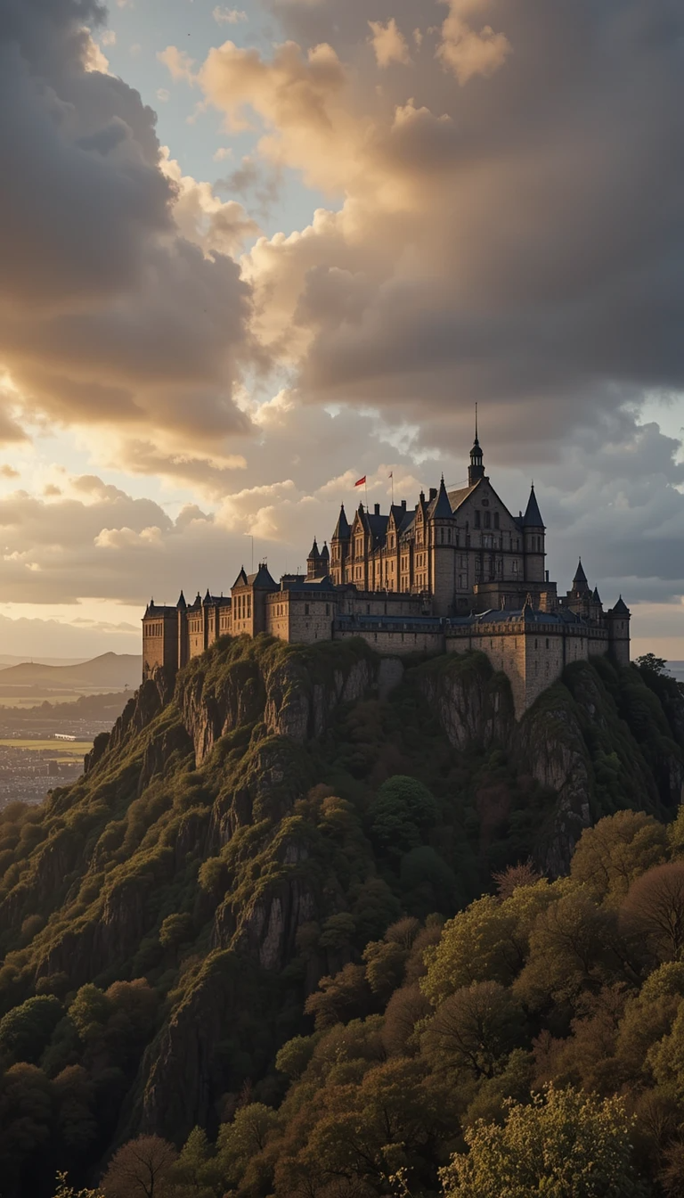 Edinburgh Castle Hill Glow
