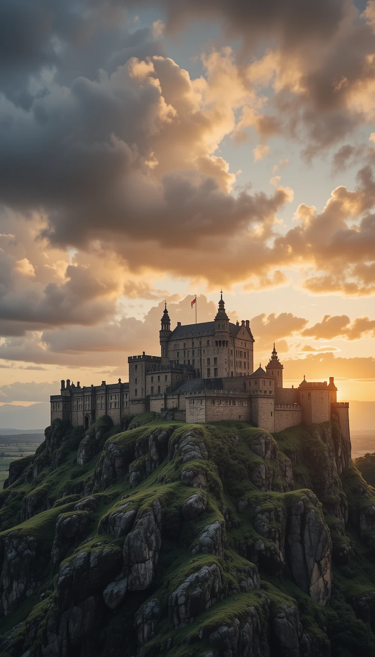 Edinburgh Castle Hill Glow