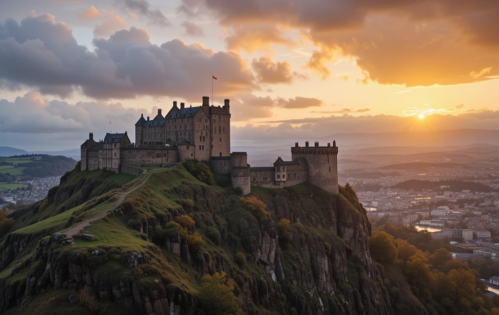 Edinburgh Castle Hill Glow
