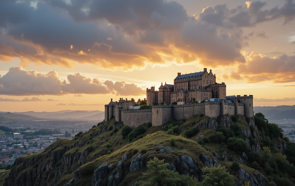 Edinburgh Castle Hill Glow
