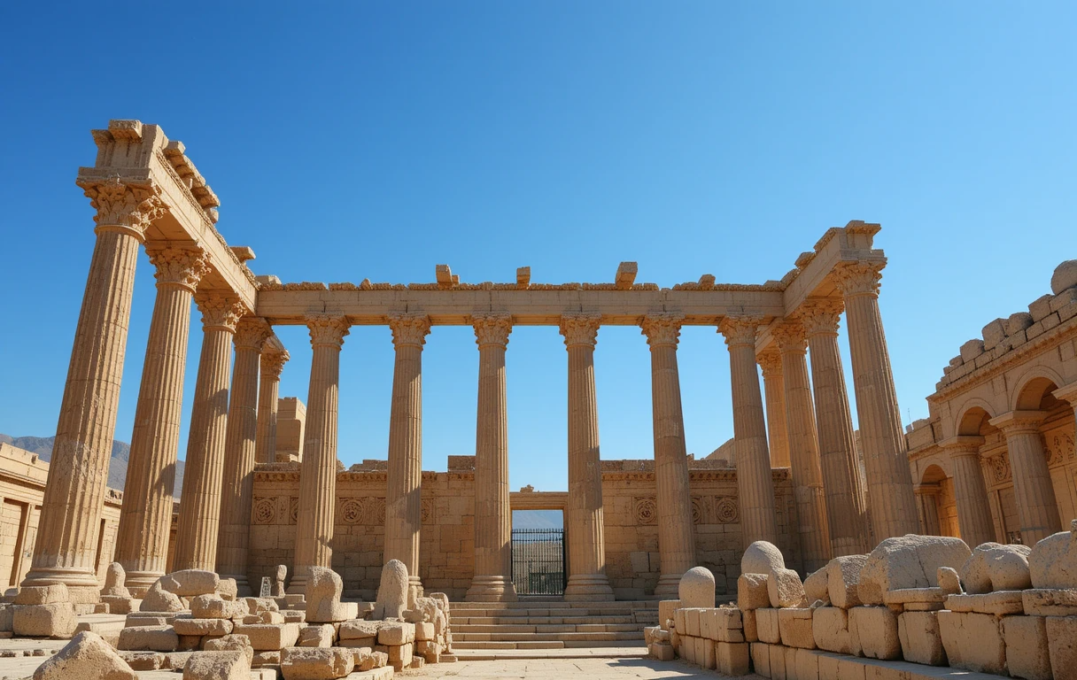 Palmyra Columns Syria