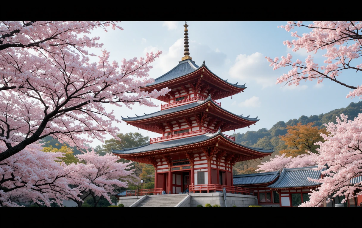 Kyoto Cherry Blossom Pagoda