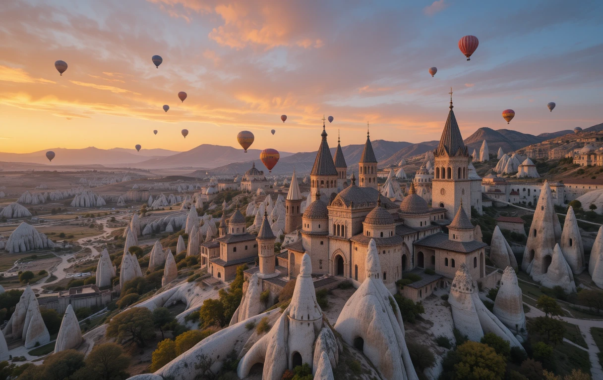 Cappadocia Balloons Sunrise