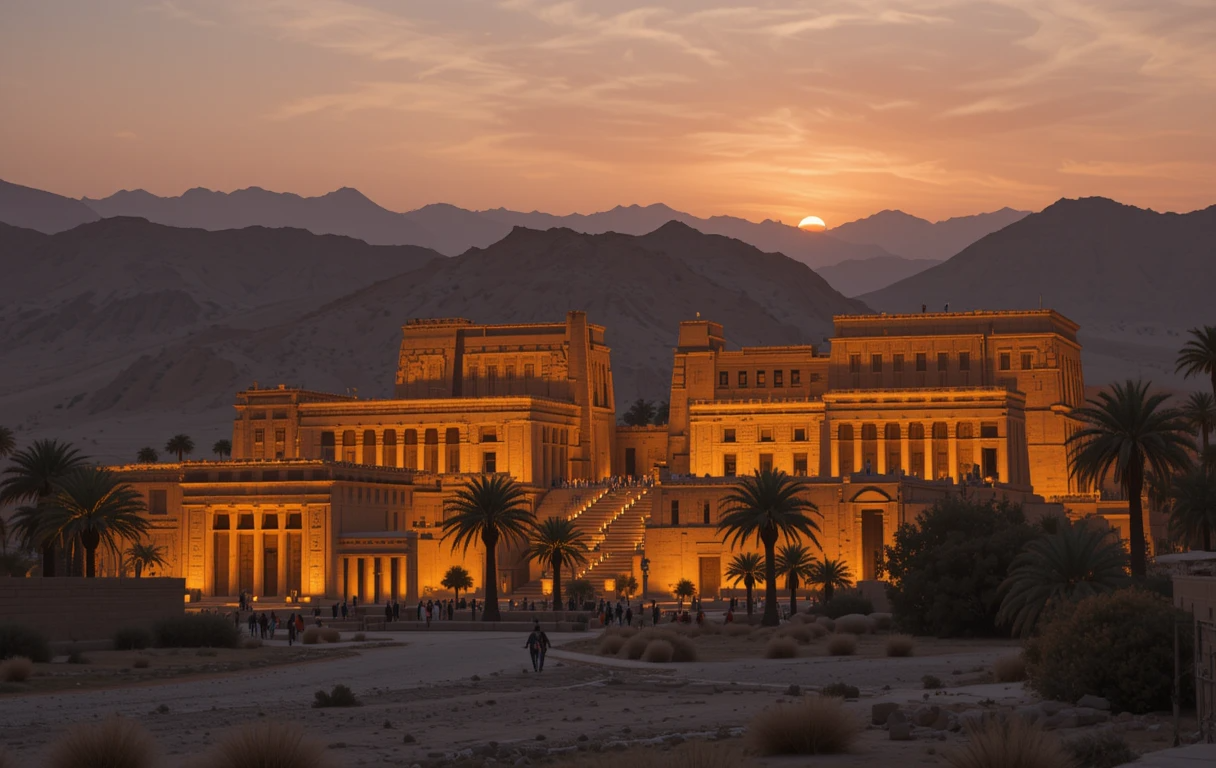 Abu Simbel Temple Twilight