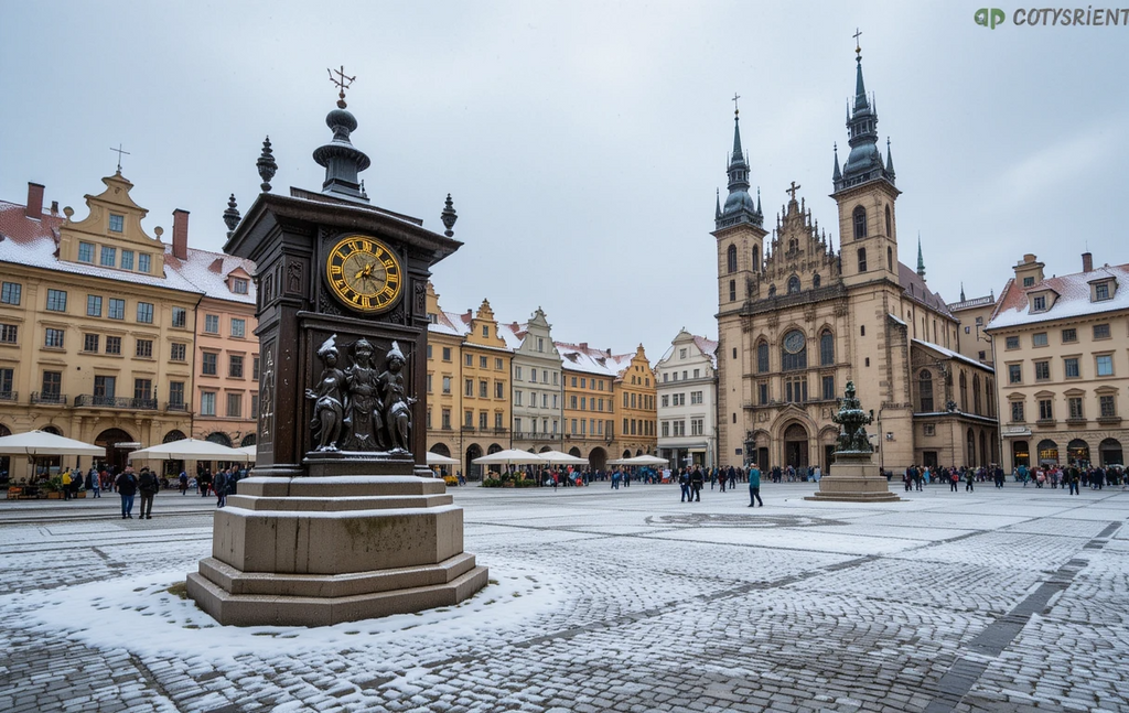Winter Wonderland in Prague's Old Town Square