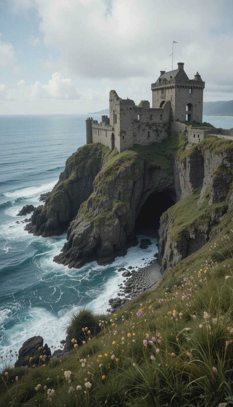 Mystical Cliffside Fortress