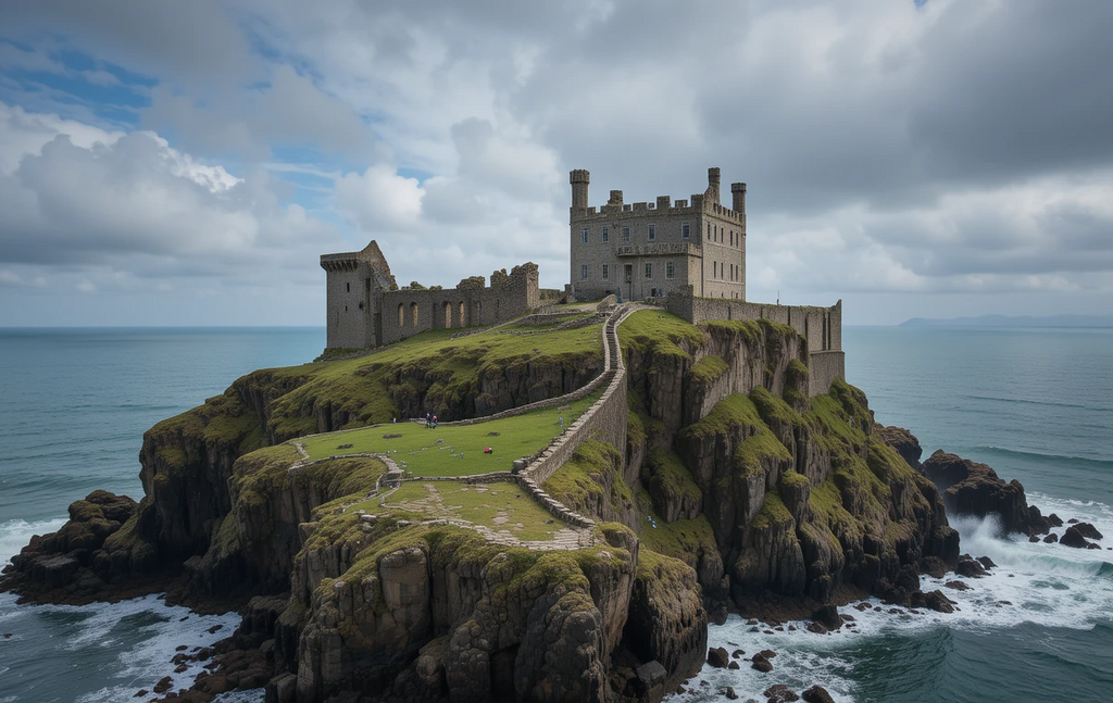 Mystical Cliffside Fortress