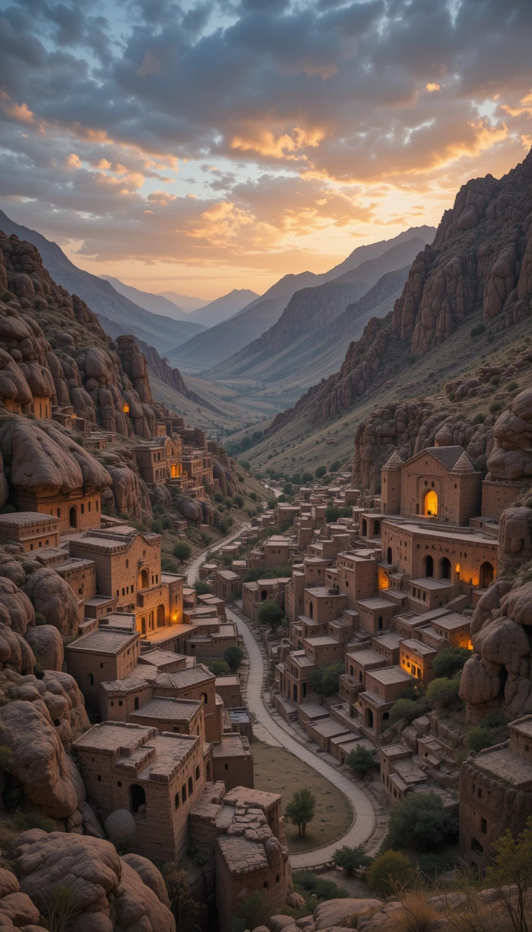Ancient Mud-Brick Valley Kingdom