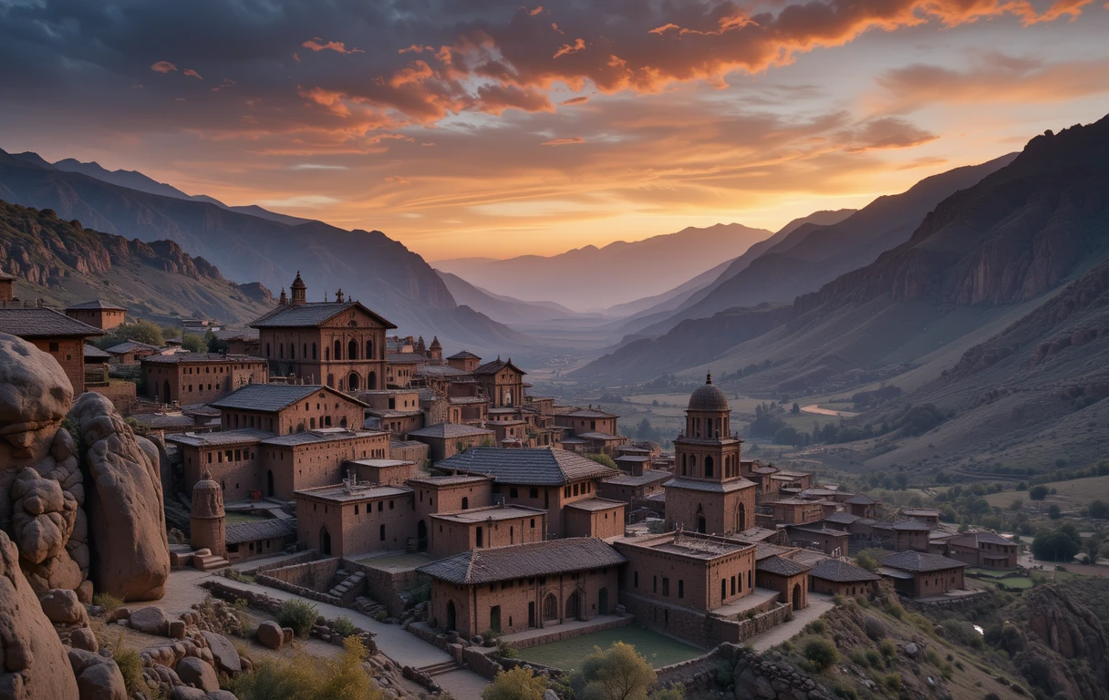 Ancient Mud-Brick Valley Kingdom