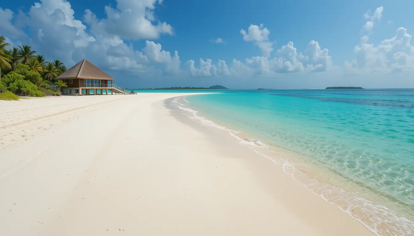 Maldives Paradise – Overwater Bungalow Ocean Canvas Print My Store